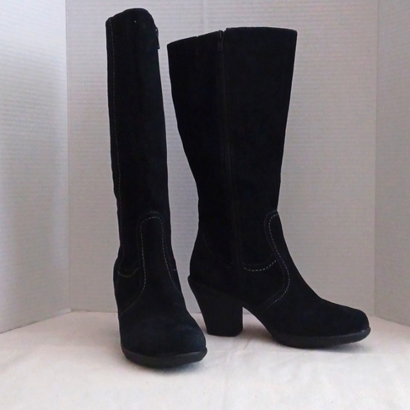 Easy Spirit, Black Suede boots Sz 6.5 - Picture 1 of 7